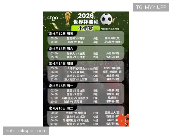 2026世界杯新西兰队赛程前瞻 小组出线关键战解析